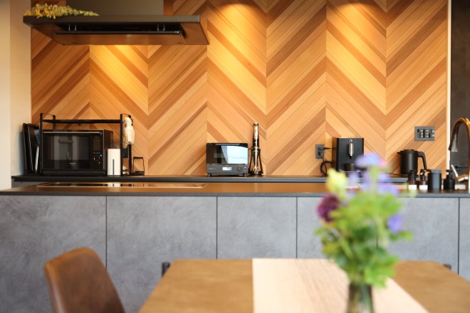 洗練された質感と癒しを感じる平屋